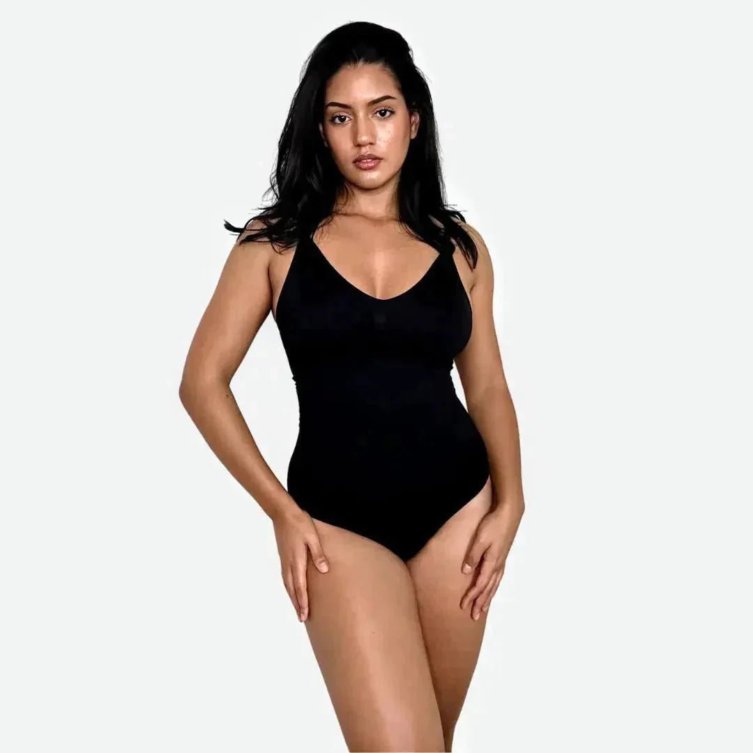 This Highneck bodysuit from Luxmery is everything. See multiple ways I