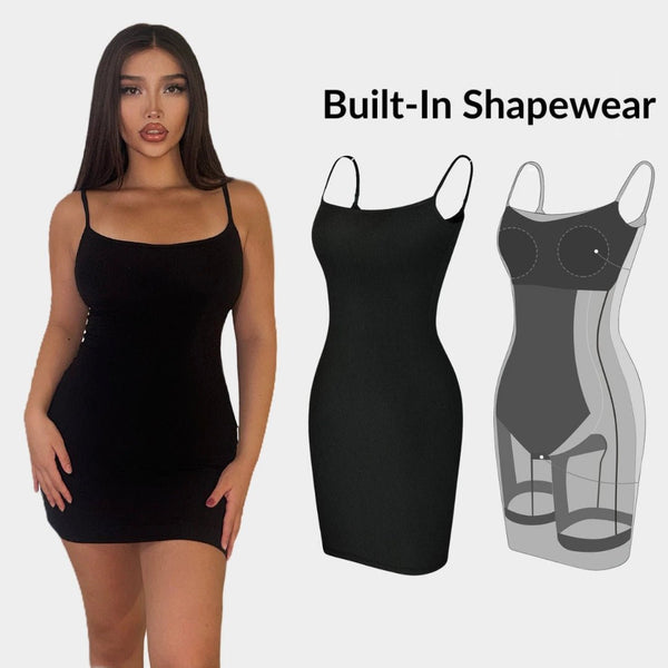 🖤Snatched.com Built in Shapewear Dress Ft. ShapeLLX