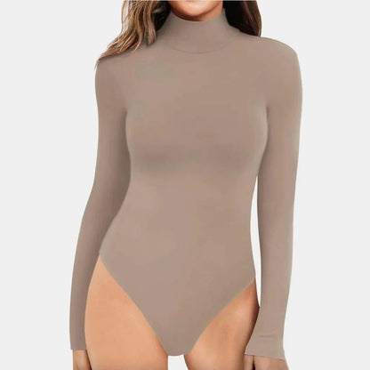 Sculpting Long Sleeve Bodysuits - Luxmery