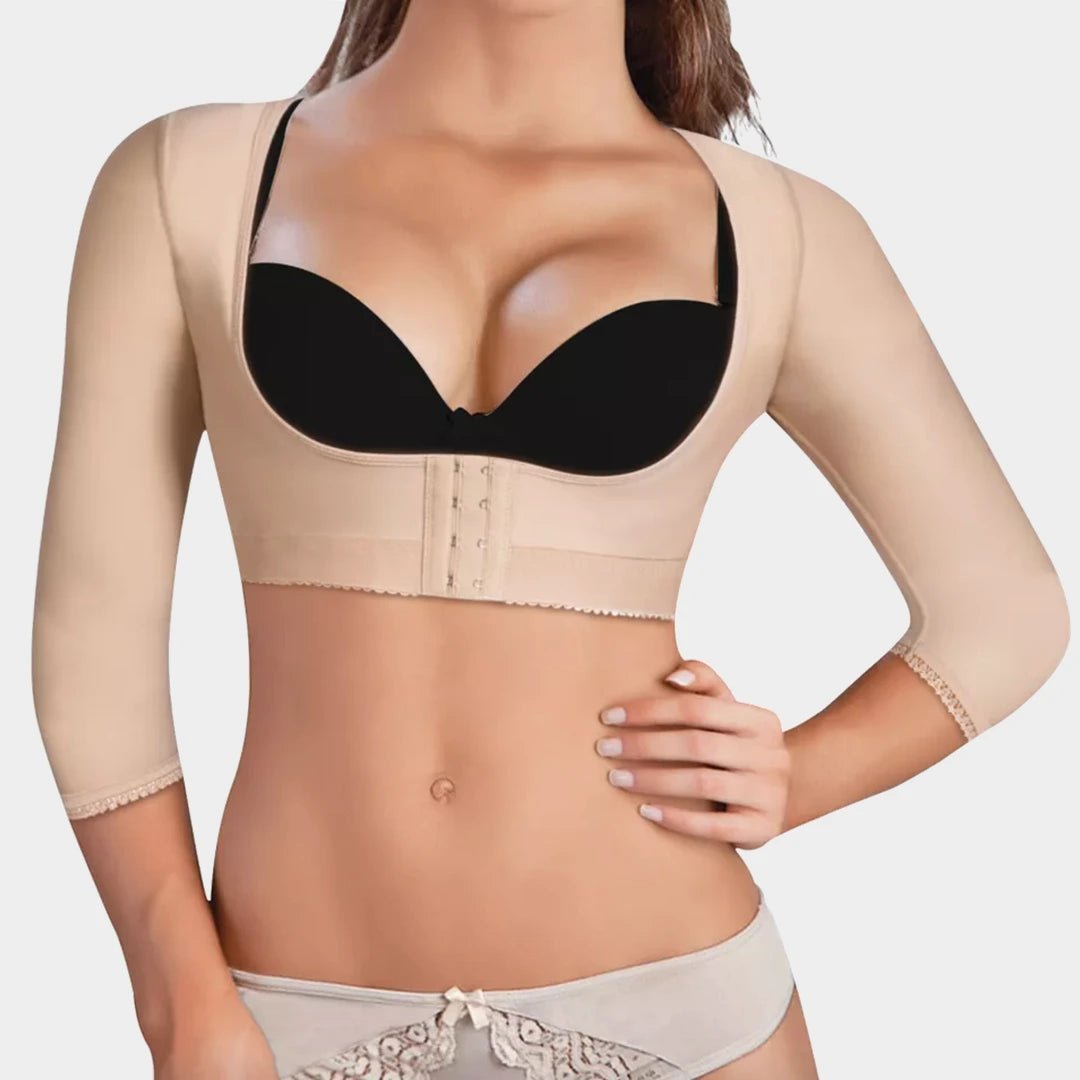 Sleeve Compression Front Bra - Luxmery